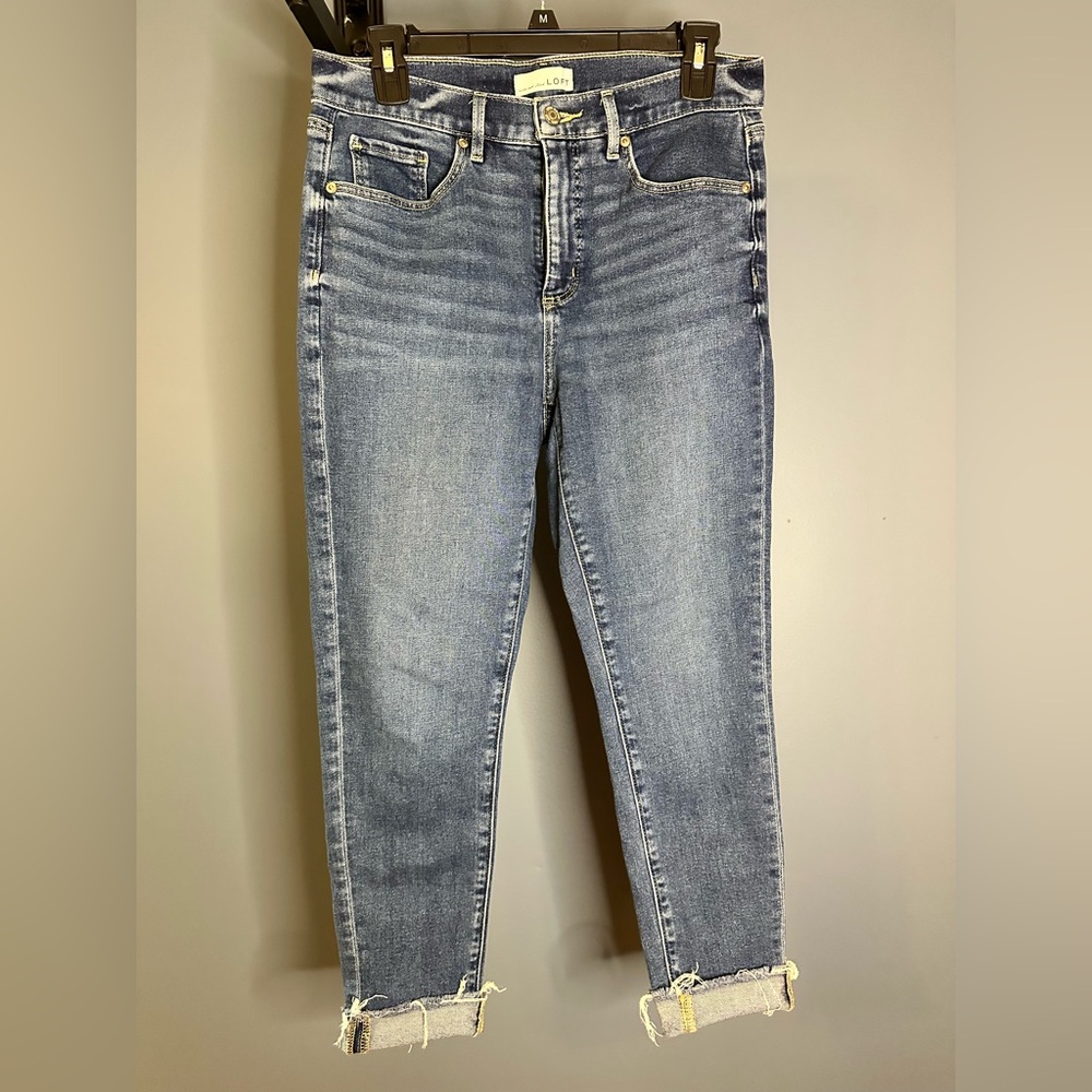 Lift the Skinny High Rise medium wash jeans 8/29